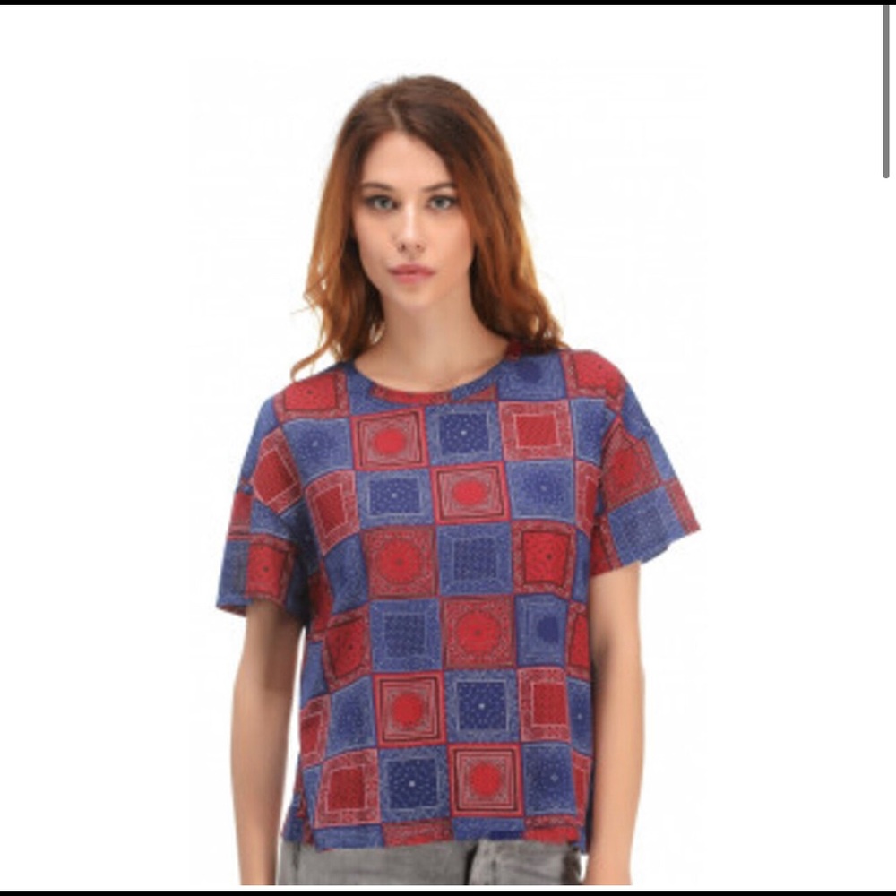 Paisley t shirt Zara